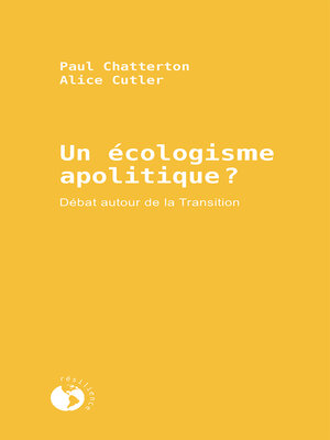 cover image of Un écologisme apolitique?